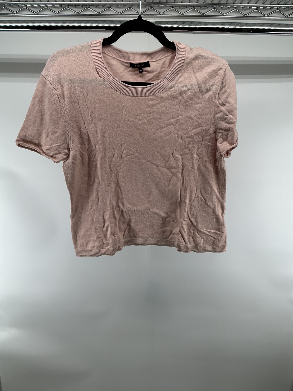 Lightweight Cotton Cashmere Relaxed Sweater Tee
